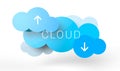 Cloud computing Royalty Free Stock Photo