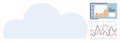 Cloud Computing and Data Analytics Visualization with Graphs and a Monitoring Dashboard Royalty Free Stock Photo