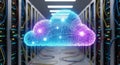 Cloud Computing Data Center Technology Concept Royalty Free Stock Photo