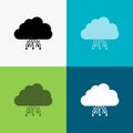 cloud, computing, data, hosting, network Icon Over Various Background. glyph style design, designed for web and app. Eps 10 vector Royalty Free Stock Photo