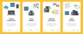 Cloud Computing, data mining and data center icons Royalty Free Stock Photo