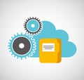 cloud computing data storage Royalty Free Stock Photo