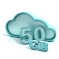 Cloud computing and database. 50 GB capacity