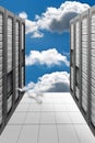 Cloud Computing Datacenter Royalty Free Stock Photo