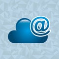 cloud computing design Royalty Free Stock Photo