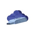 Cloud computing with device usb Royalty Free Stock Photo
