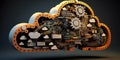 Cloud Computing DevOps Automation one created with generative AI