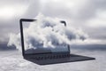 Cloud computing and gadget concept