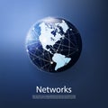 Cloud Computing Global Business and Networks Concept Royalty Free Stock Photo