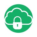 Cloud computing Glyph Background vector icon which can easily modify or edit Royalty Free Stock Photo