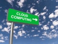 Cloud computing Royalty Free Stock Photo