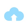 Cloud Computing Icon. Vector illustration. stock image. Royalty Free Stock Photo