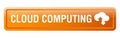 Cloud computing icon web button Royalty Free Stock Photo
