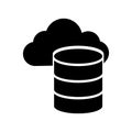 Cloud computing Isolated Vector icon which can easily modify or edit Royalty Free Stock Photo