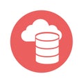 Cloud computing Isolated Vector icon which can easily modify or edit Royalty Free Stock Photo