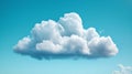 Cloud Computing in Logistics: Fluffy clouds filled with binary code and data packets Royalty Free Stock Photo