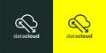 Cloud computing logo icon