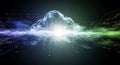 Cloud Computing Network Abstract Royalty Free Stock Photo