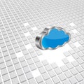 Cloud computing and networking design concept Royalty Free Stock Photo