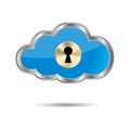 Cloud computing and networking design concept Royalty Free Stock Photo