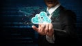 Cloud Computing Power Enhance Cloud Strategy for Business FaaS Royalty Free Stock Photo