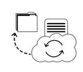 Cloud computing reload folder file data document sharing