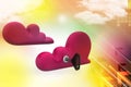 Cloud computing security Royalty Free Stock Photo