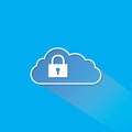 Cloud computing security Royalty Free Stock Photo