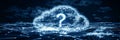Cloud Computing Security Question Mark, Data Protection and Privacy in the Digital Age