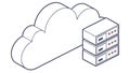 Cloud Computing Server Isometric Icon for Tech, vector design Generative AI Royalty Free Stock Photo
