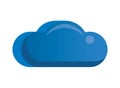 Cloud computing server technology icon Royalty Free Stock Photo