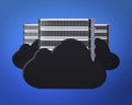 Cloud Computing Servers Royalty Free Stock Photo