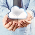 Cloud computing service Royalty Free Stock Photo