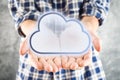 Cloud computing service Royalty Free Stock Photo