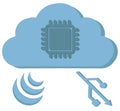 Cloud computing sign Royalty Free Stock Photo