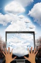 Cloud computing technology Royalty Free Stock Photo