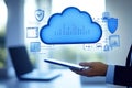 Secure Cloud Computing Royalty Free Stock Photo