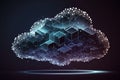 cloud computing technology concept transfer database to cloud Generative AI Royalty Free Stock Photo