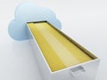 Cloud computing technology Royalty Free Stock Photo