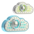 Cloud computing technology icon Royalty Free Stock Photo