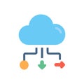 Cloud Computing Technology Icon Design Royalty Free Stock Photo