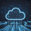 Cloud Computing Technology Network Concept Royalty Free Stock Photo