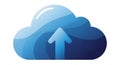 Cloud Computing Upload Data Storage Concept Royalty Free Stock Photo
