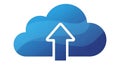 Cloud Computing Upload Data Storage Concept Royalty Free Stock Photo