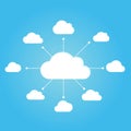 cloud computing vector icon