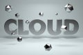 Cloud Concept 3D Royalty Free Stock Photo