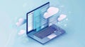 Cloud corporate file sharing, Exchange information with internet cloud technology, Secure encrypted computer backup. Digital