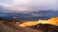 Rugged Badlands Amargosa Mountain Range Death Valley Zabriske Point Royalty Free Stock Photo