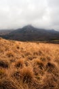 Cloud Covered Mountain Peak in Drakensburg