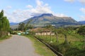 Cloud covered peak of Imbabura